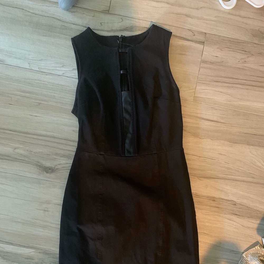 Banana Republic black shift dress